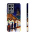 Shopping at the Christmas Market - Impact Resistant Phone Case Samsung Galaxy S21 Ultra Glossy